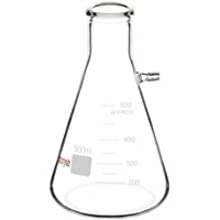 Frasco de filtración de vidrio borosilicato StonyLab 100ml- perno de cuello con tubo.